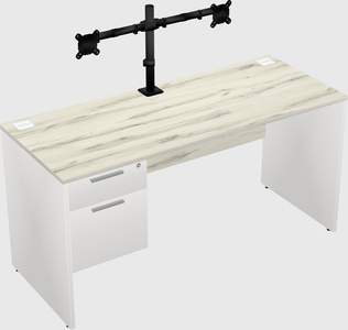 Rectangular desk