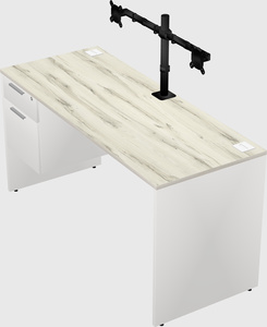Rectangular desk