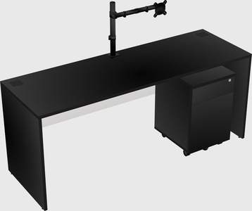 Rectangular desk