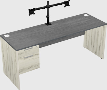 Rectangular desk