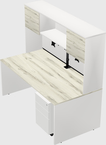 Rectangular desk