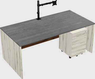 Rectangular desk