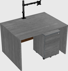 Rectangular desk