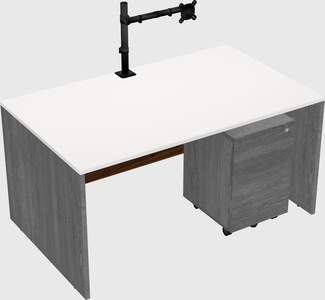 Rectangular desk
