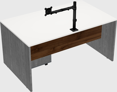 Rectangular desk