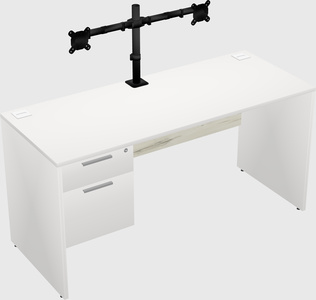 Rectangular desk