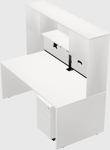 Rectangular desk