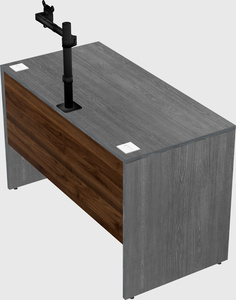 Rectangular desk