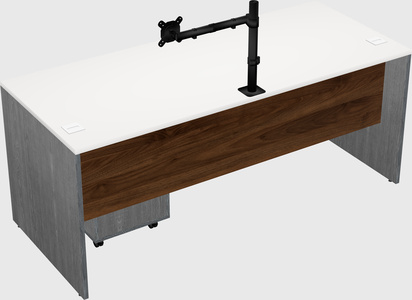 Rectangular desk