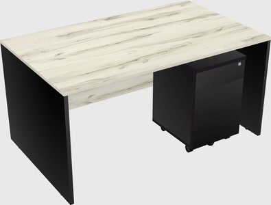 Rectangular desk