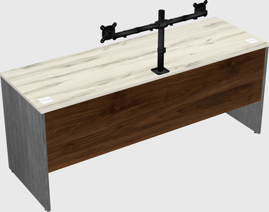 Rectangular desk