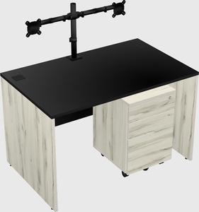 Rectangular desk