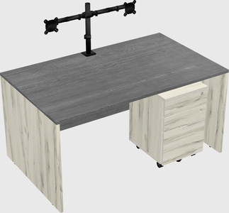 Rectangular desk