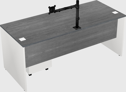 Rectangular desk