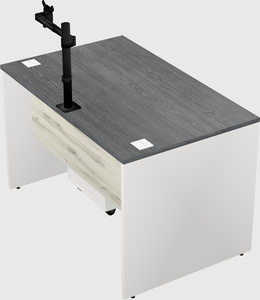 Rectangular desk