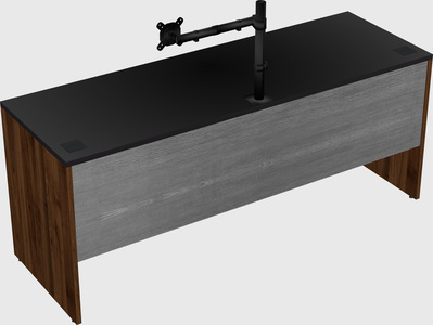 Rectangular desk