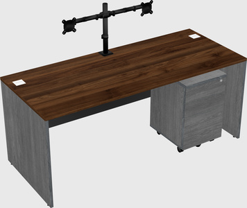 Rectangular desk