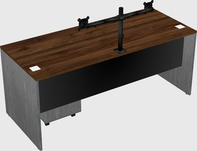 Rectangular desk