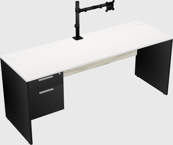 Rectangular desk