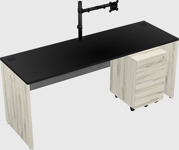 Rectangular desk