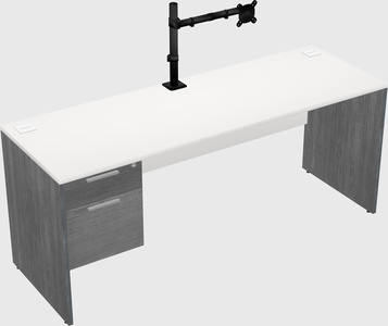 Rectangular desk