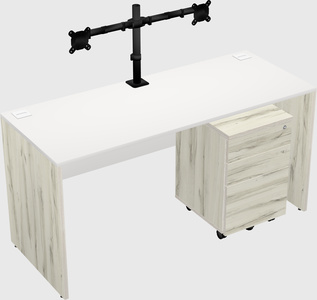 Rectangular desk
