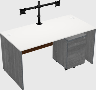 Rectangular desk