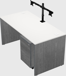 Rectangular desk
