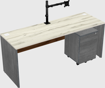 Rectangular desk