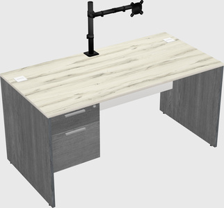 Rectangular desk