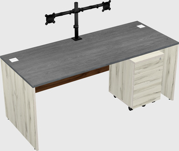 Rectangular desk