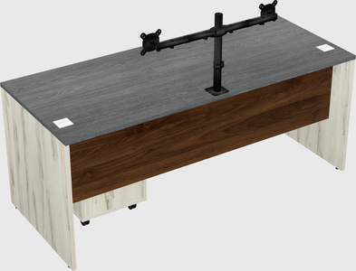 Rectangular desk