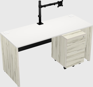 Rectangular desk