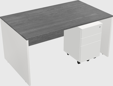 Rectangular desk