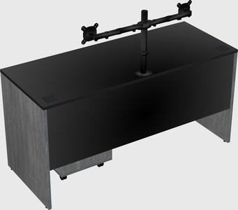 Rectangular desk