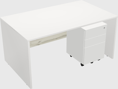Rectangular desk