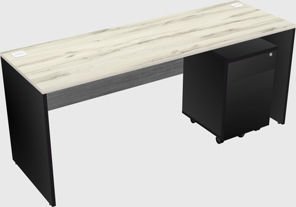 Rectangular desk