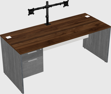 Rectangular desk