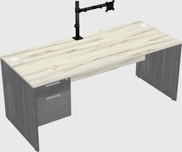 Rectangular desk