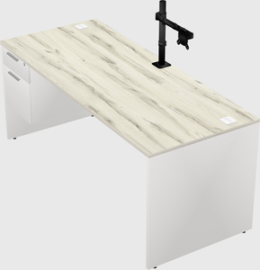 Rectangular desk