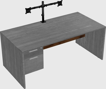 Rectangular desk