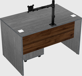 Rectangular desk