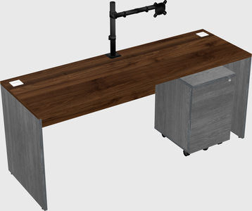 Rectangular desk