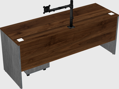 Rectangular desk