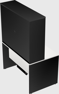 Rectangular desk
