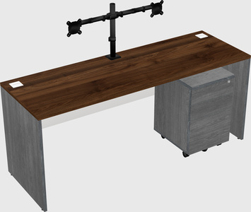 Rectangular desk