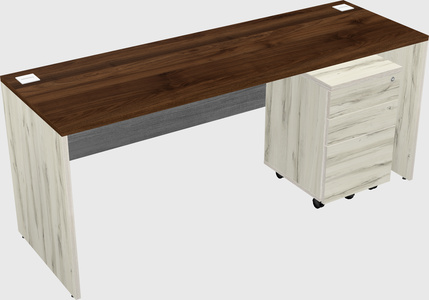 Rectangular desk