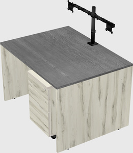 Rectangular desk