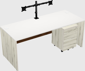 Rectangular desk