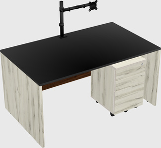 Rectangular desk